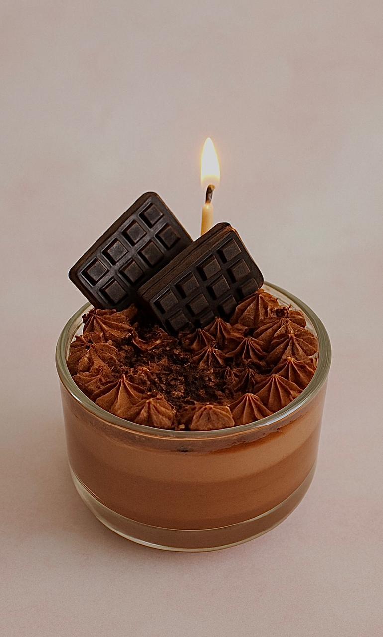 Zero Calorie Tiramisu Chocolate Candle