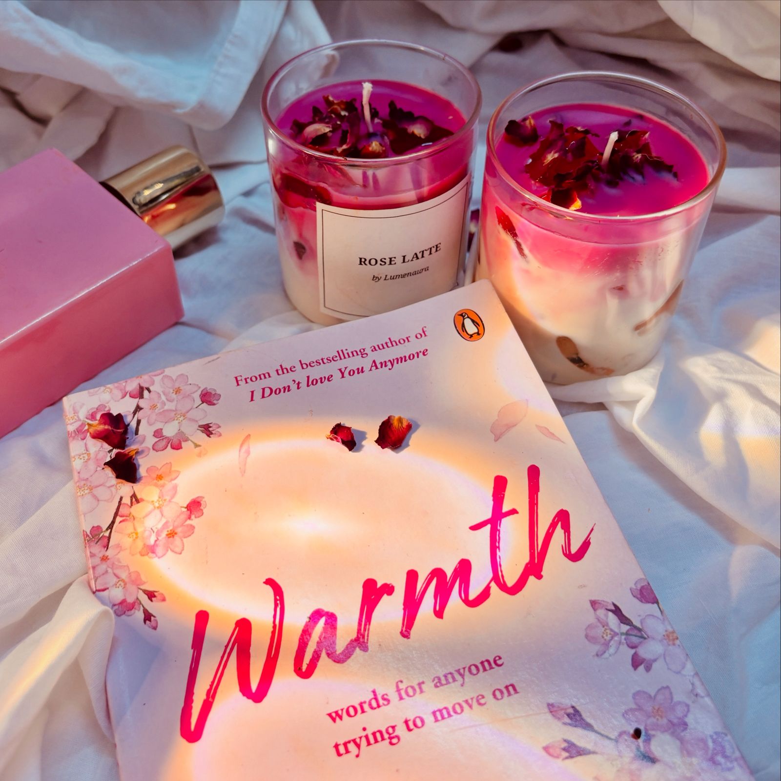 Petal Please - Rose Scented Jar Candle, Ideal for Anniversary and Birthday