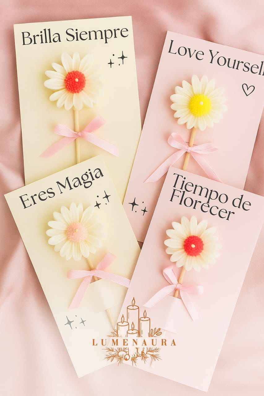 Single Flower Buoquet Candle